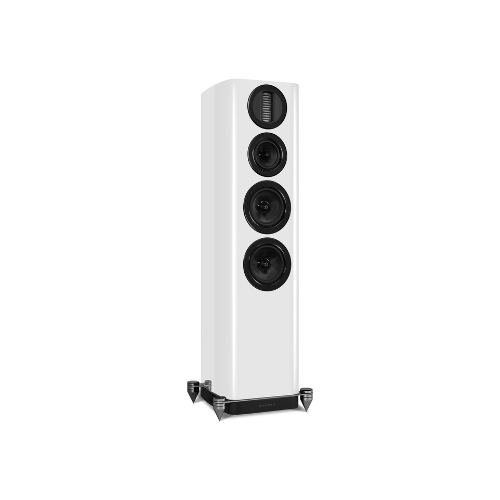 Wharfedale AURA 3 -Hi Gloss Black 落地喇叭-鋼烤黑 白色 圖片 3
